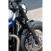 MOTONE SCOOP SHORTY FRONT MUDGUARD/FENDER FOR TRIUMPH BOBBER - GLOSS BLACK