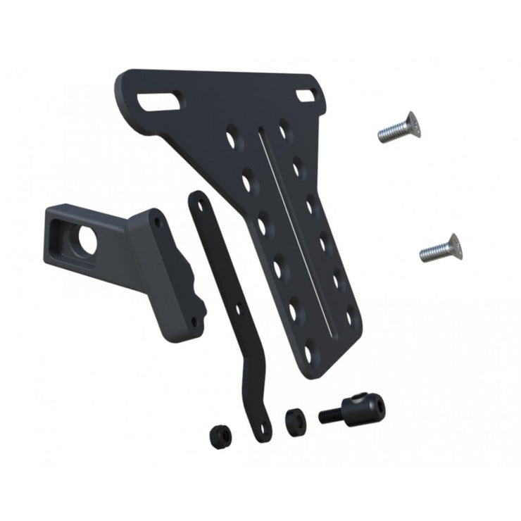 MOTONE SIDEKICK (AXLE-MOUNT) SIDE MOUNT NUMBER PLATE KIT (NO TAIL LIGHT VERSION)