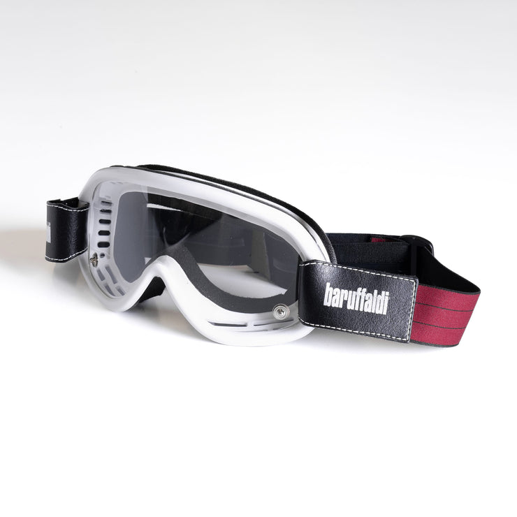 BARUFFALDI SPEED 4 GOGGLES - WHITE W/ 3 LENSES – Strath Moto
