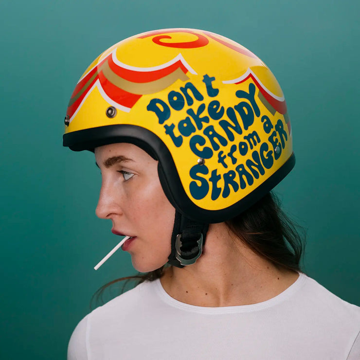 DMD RETRO JET HELMET ECE 22.06 - CANDY