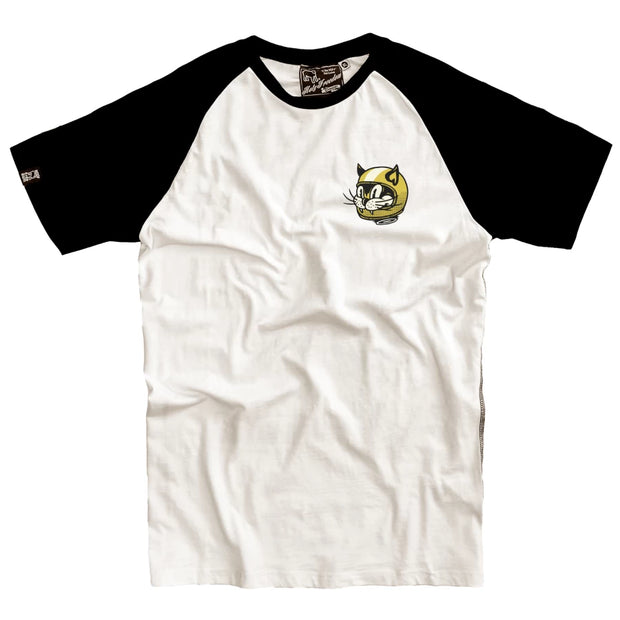 HOLY FREEDOM ASTROCATZ T-SHIRT - WHITE/BLACK