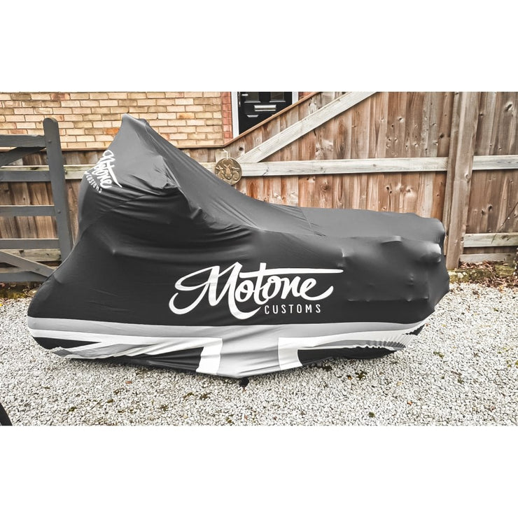 MOTONE TAILORED BIKE PROTECTOR/WORKSHOP COVER - BONNEVILLE/T120/T100/STREET TWIN/ENFIELD
