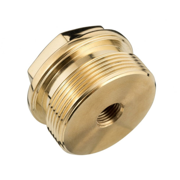 MOTONE "THE GUVNORS" - FORK TOP CAPS FOR LATE STREET TWIN & STREET SCRAMBLER, ALL T120 - BRASS