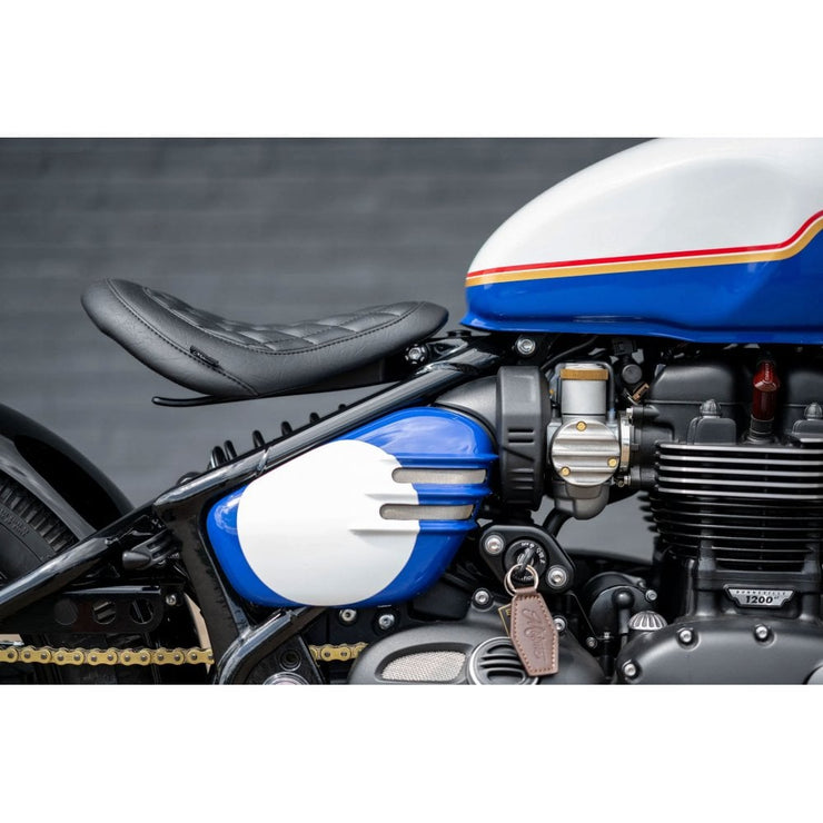 MOTONE THE ZEPHYR MK.II - BOBBER/THRUXTON INTAKE COVERS / THROTTLE BODY TRIM - BLACK