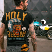 HOLY FREEDOM TIGERTEE T-SHIRT - BLACK