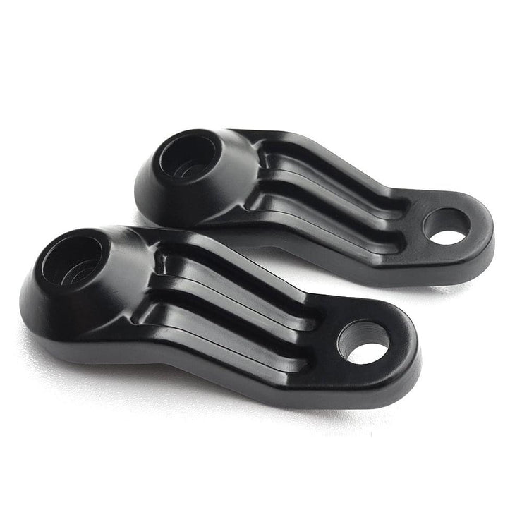 Motone MOTONE SHOCK MOUNT TRILINE INDICATOR BRACKETS - PAIR - BLACK – Strath Moto