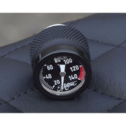 MOTONE TRIUMPH ENGINE TEMP GAUGE OIL FILLER CAP - °F (FAHRENHEIT VERSION) - BLACK