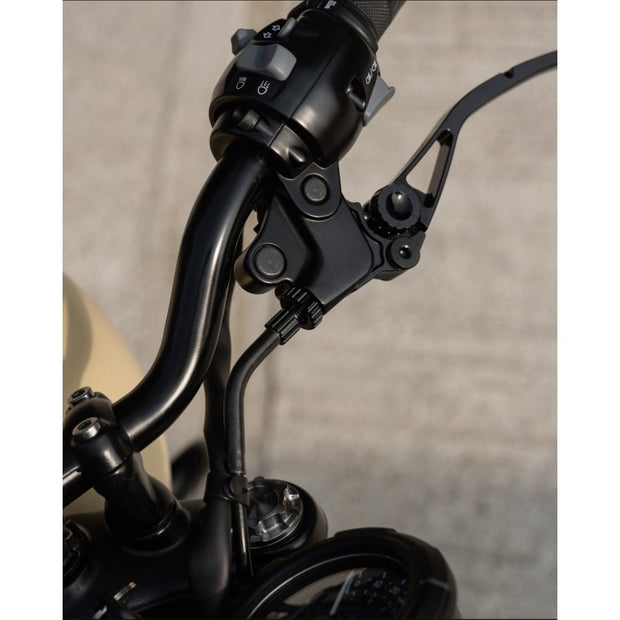 MOTONE TWISTER TITANIUM CLUTCH CABLE ADJUSTER - BLACK - M8x1.25x18
