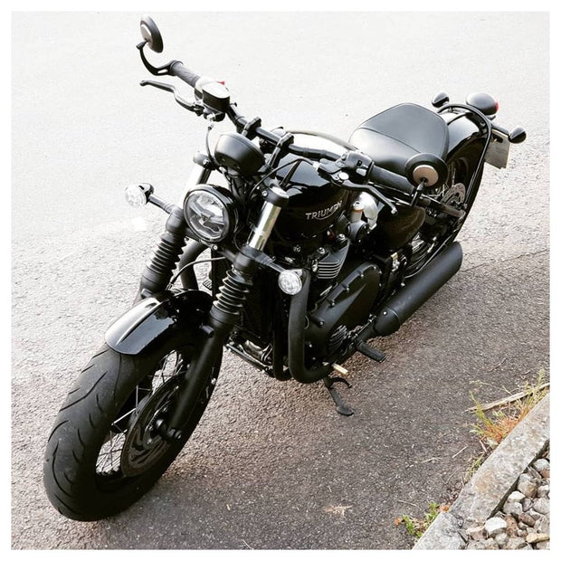 MOTONE UP-AND-OVER RISER KIT FOR ONE INCH BARS - CLEAR ANODISED