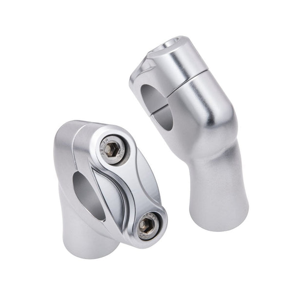 MOTONE UP-AND-OVER RISER KIT FOR ONE INCH BARS - CLEAR ANODISED