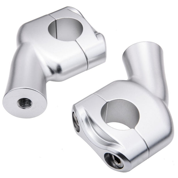 MOTONE UP-AND-OVER RISER KIT FOR ONE INCH BARS - CLEAR ANODISED