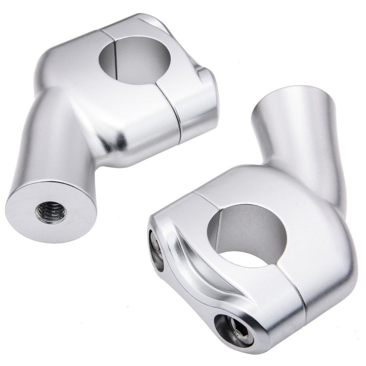 MOTONE UP-AND-OVER RISER KIT FOR ONE INCH BARS - CLEAR ANODISED