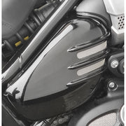 MOTONE BOBBER/SPEEDMASTER RIBBED SIDE PANELS - GLOSS BLACK