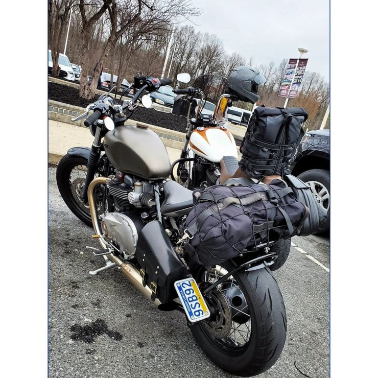 MOTONE VOYAGER REAR RACK - FOR TRIUMPH BOBBER / INDIAN SCOUT / HARLEY ...