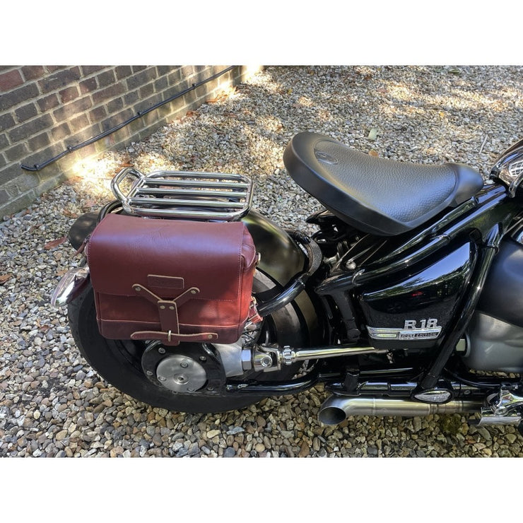 MOTONE VOYAGER REAR RACK - FOR TRIUMPH BOBBER / INDIAN SCOUT / HARLEY ...