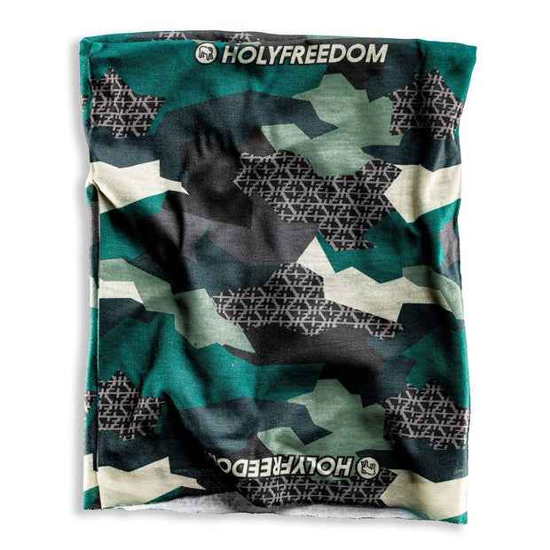 HOLY FREEDOM POLAR TUBE SCARF WITH FLEECE LINING - BLACK HAWK