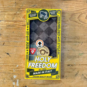 HOLY FREEDOM MERINO WOOL TUBE SCARF - BULLIT DARK
