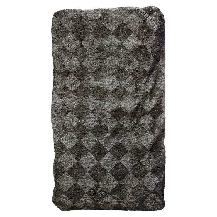 HOLY FREEDOM MERINO WOOL TUBE SCARF - BULLIT DARK