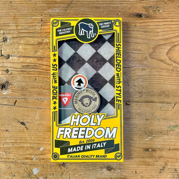 HOLY FREEDOM MERINO WOOL TUBE SCARF - BULLIT BLACK