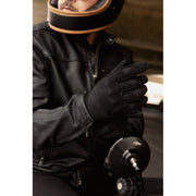 MOTONE WRAITH MOTORCYCLE GLOVES - BLACK