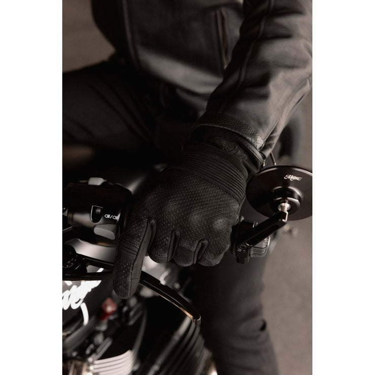 MOTONE WRAITH MOTORCYCLE GLOVES - BLACK