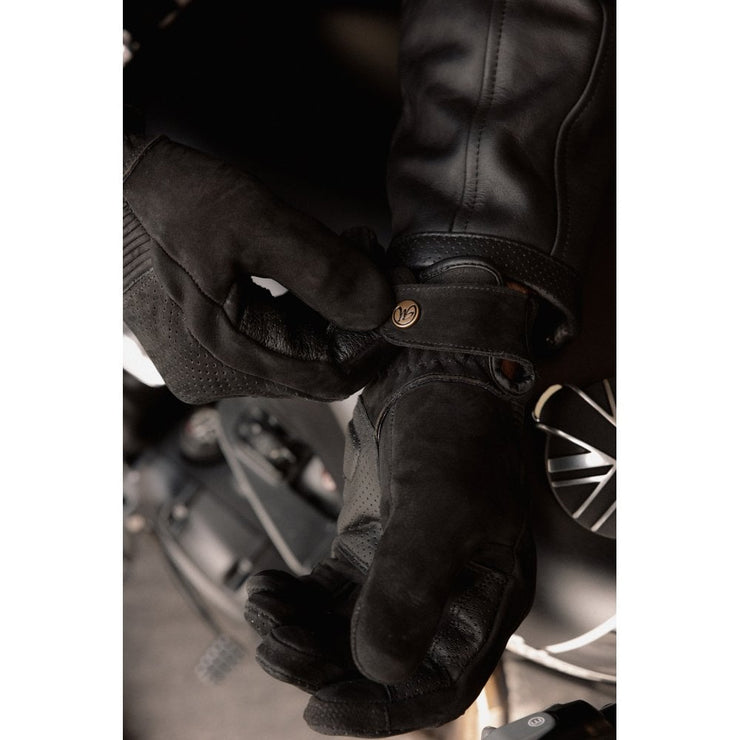 MOTONE WRAITH MOTORCYCLE GLOVES - BLACK