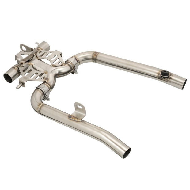 MOTONE X-PIPE-PLUS CAT DELETE - EUR5 X-PIPE AND LINK PIPE KIT FOR SPEED TWIN 1200/THRUXTON RS/TFC