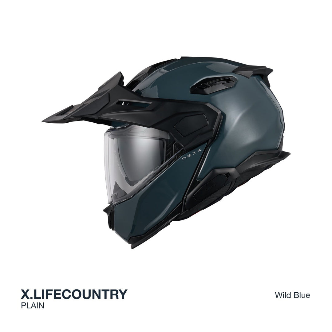 NEXX X.LIFECOUNTRY MODULAR ADV HELMET - WILD BLUE – Strath Moto