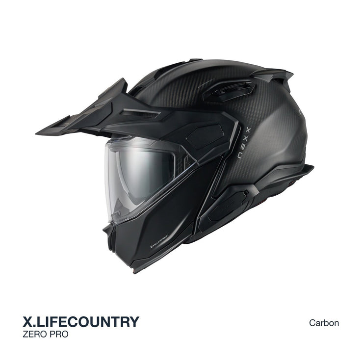 NEXX X.LIFECOUNTRY MODULAR ADV HELMET - ZERO PRO - MT CARBON - SIZE S