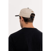 MOTONE YARDMASTER TRUCKER CAP - CURVED PEAK - ECRU & BLACK - BIKE PATCH