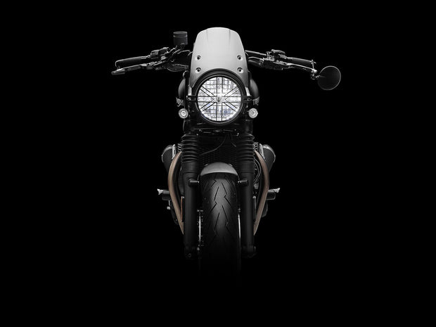 RIZOMA HEADLIGHT GUARD UNION JACK FOR TRIUMPH THRUXTON 1200 & SPEED TWIN - ZTH060B