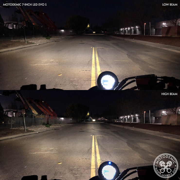 MOTODEMIC EVO S HEADLIGHT FOR TRIUMPH
