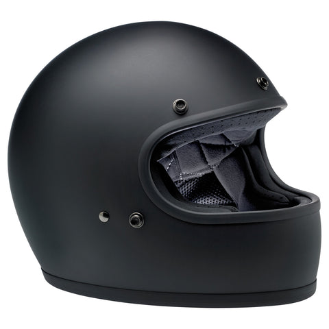 BILTWELL GRINGO ECE 22.05 HELMET - FLAT BLACK - SIZE M - SALE!