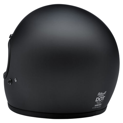 BILTWELL GRINGO ECE 22.05 HELMET - FLAT BLACK - SIZE M - SALE!