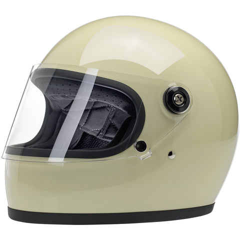 BILTWELL GRINGO S ECE 22.05 HELMET - GLOSS VINTAGE WHITE - SALE!