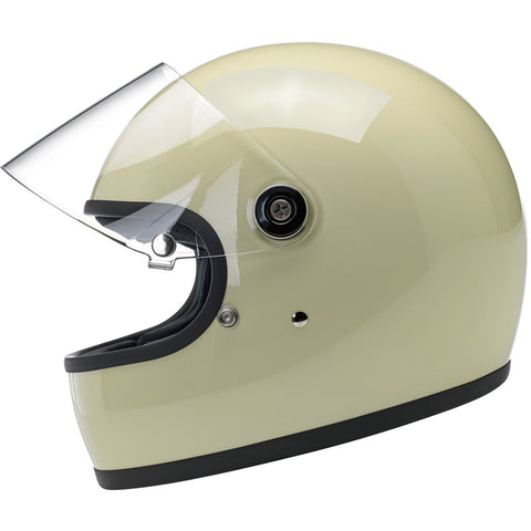BILTWELL GRINGO S ECE 22.05 HELMET - GLOSS VINTAGE WHITE - SALE!