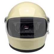 BILTWELL GRINGO S ECE 22.05 HELMET - GLOSS VINTAGE WHITE - SALE!