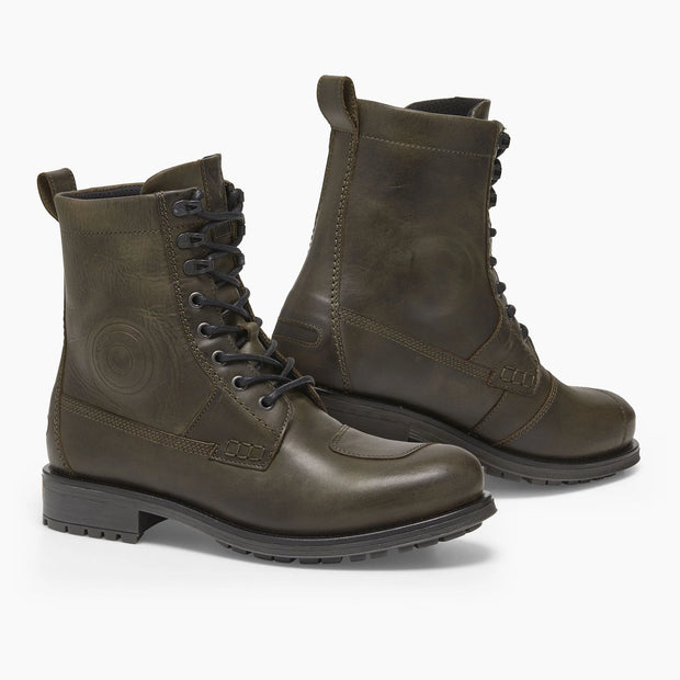 REV'IT! PORTLAND BOOTS - OLIVE GREEN-BLACK - SIZE 42
