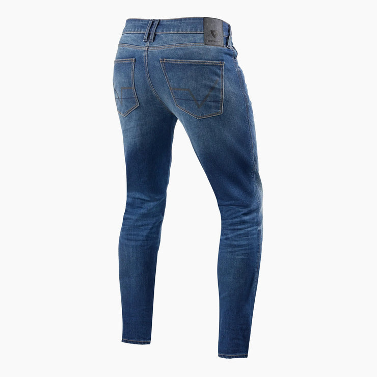 REV'IT! CARLIN SKINNY FIT (SK) JEANS - MEDIUM BLUE USED