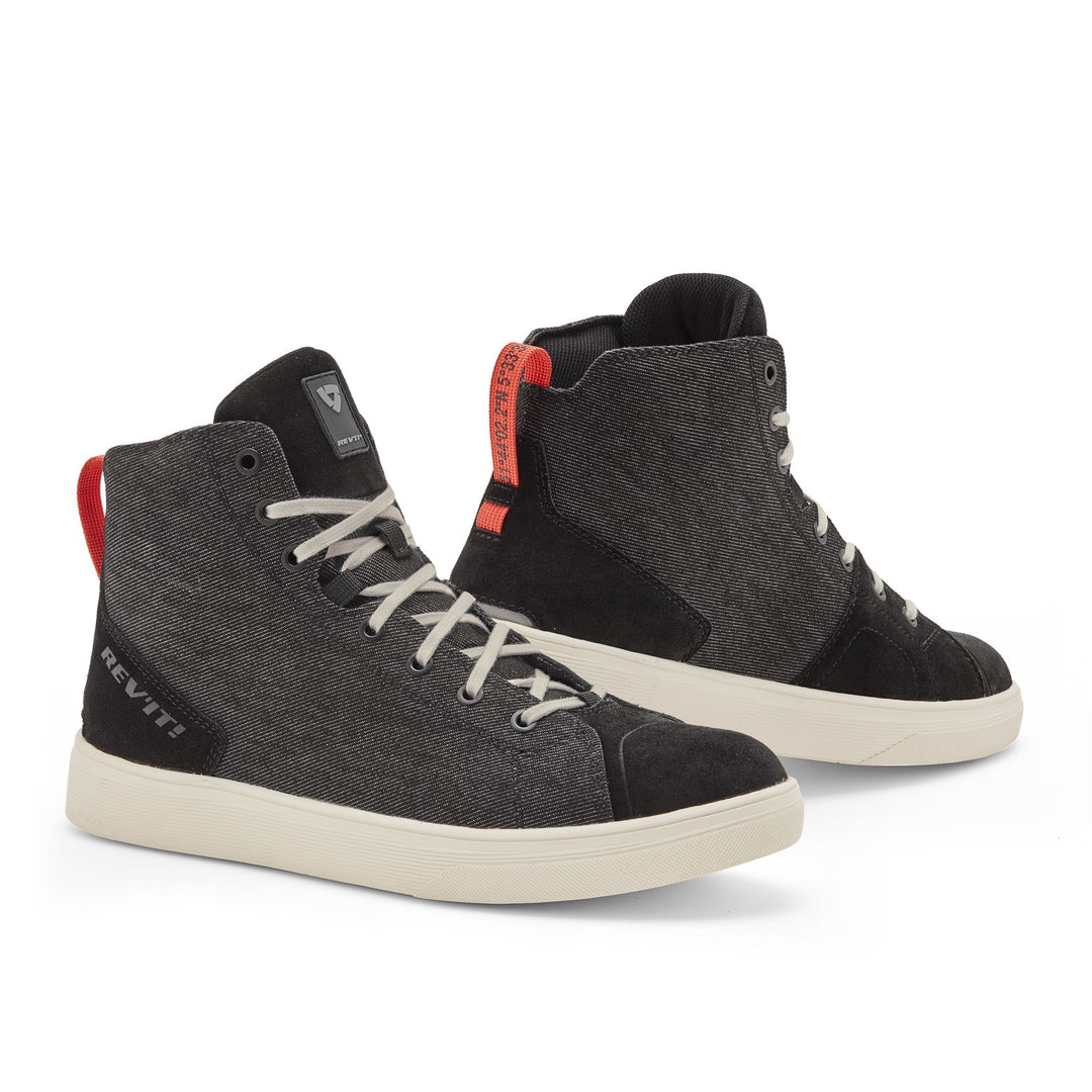 REV'IT! DELTA H20 SHOES - BLACK-WHITE - SIZE 43, 46 - SALE