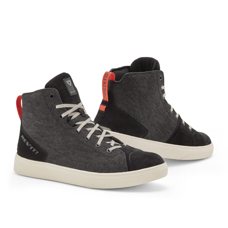 REV'IT! DELTA H20 SHOES-BLACK-WHITE