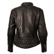 GOLDTOP LADIES BOBBER JACKET (CE ARMOURED) - BLACK - SIZE 12 - LAST ONE!