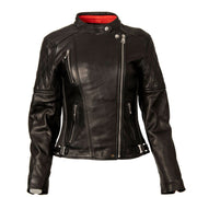 GOLDTOP LADIES BOBBER JACKET (CE ARMOURED) - BLACK - SIZE 12 - LAST ONE!