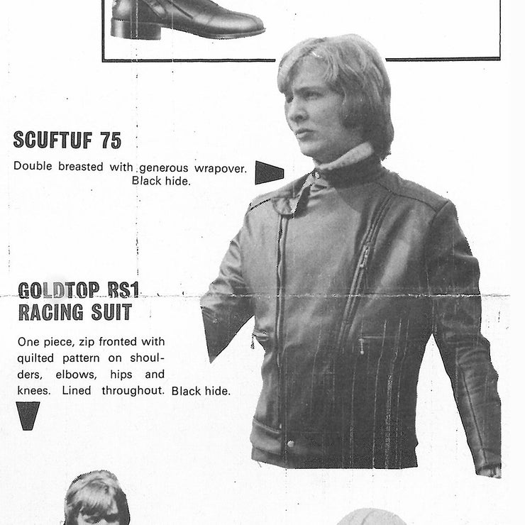 GOLDTOP LANCER JACKET (CE ARMOURED) - BLACK - SIZE 42 - LAST ONE - SALE!