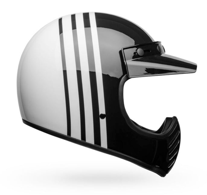BELL MOTO 3 - REVERB GLOSS WHITE/BLACK - SIZE S - SALE! – Strath Moto