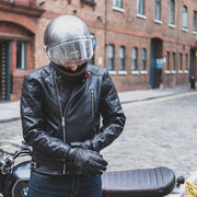 GOLDTOP BOBBER JACKET (CE ARMOURED) - BLACK