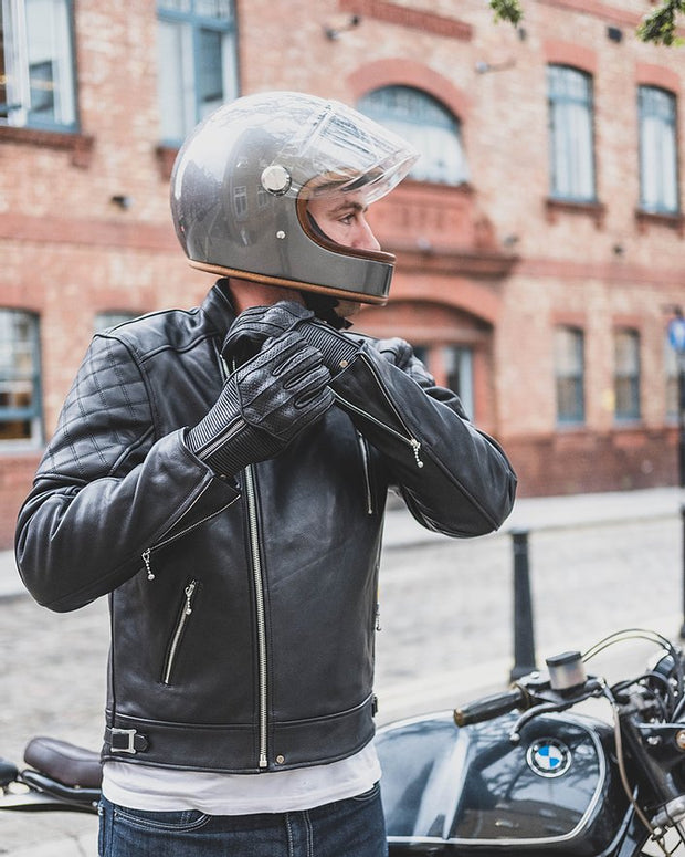 GOLDTOP BOBBER JACKET (CE ARMOURED) - BLACK