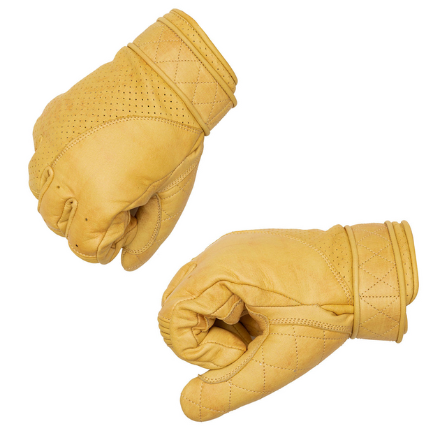 GOLDTOP SHORT BOBBER GLOVES - WAXED TAN