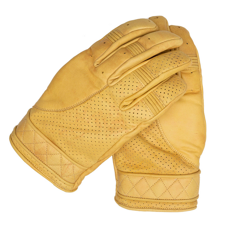 GOLDTOP SHORT BOBBER GLOVES - WAXED TAN