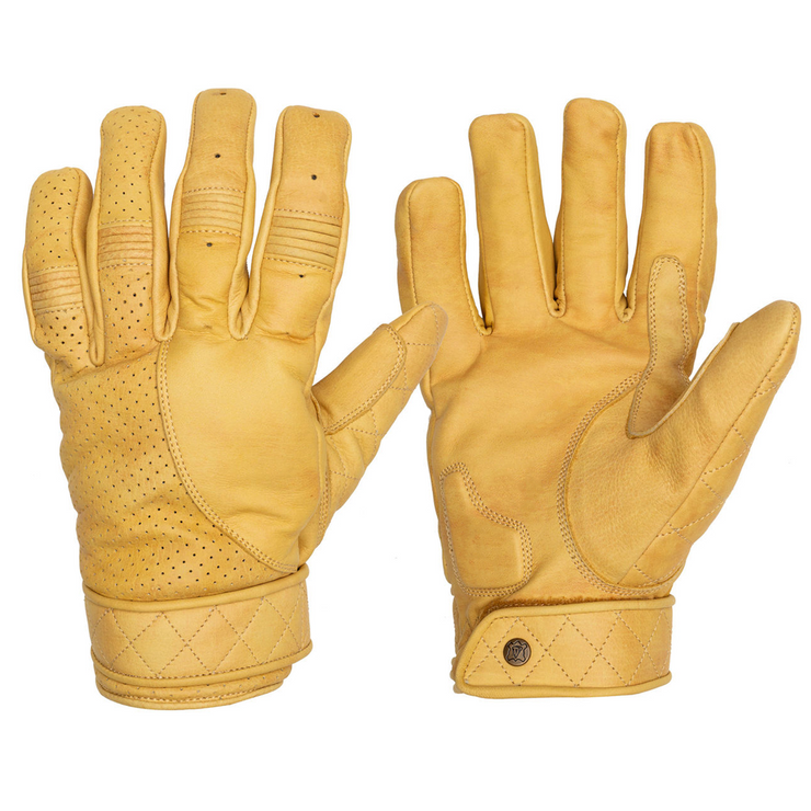 GOLDTOP SHORT BOBBER GLOVES - WAXED TAN